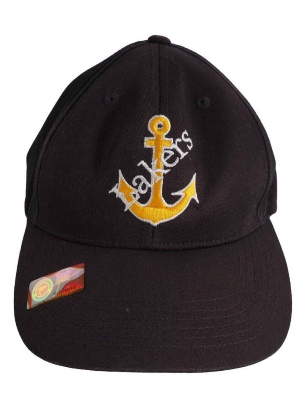 Lakers Anchor Black Baseball Cap Adjustable Strapback Captivating Headgear Unise